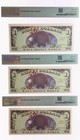2000  1 Disney Dollar Millennium Mickey Dis 65  3 Sequential Note   Pmg 64 Epq