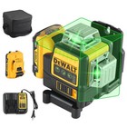 Dewalt Dw089lg 12v Green Line 3 X 360 Laser Level Laser   Battery   Charger