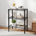 Dumos 3-tier Metal Wire Storage Shelves  Adjustable Standing Storage Rack