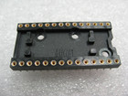 10x Augat 28 Pin Ic Socket -   100  X  600  Machined Pin W  Gold Contacts - Nos