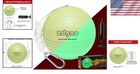 Glow-in-the-dark Portable Tetherball Set With Carabiner And Pump For All Ages