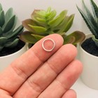 100  500 Or 1 000 Bulk Pcs 10 Mm Silver Plated Open Jump Rings-us Seller- Sl890