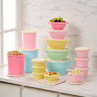 Tupperware Heritage 32 Piece Set Food Storage Container Vintage Pastel Colors
