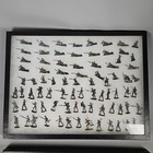 Zinnfiguren Ww1 German Artillery Infantry 120  Military Flat Toy Soldiers Wwi