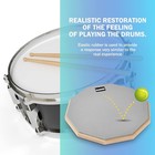 Drum Practice Pad For Drumming Drum Pad And Sticks 12 In sided With 2 Pairs 4   