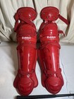 Riddell Adult Baseball Catcher s Leg Guards Red Shin Guards Lg2-105