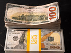 100pcs Movie Prop   Replica Money  100 Bills   10 000 Used In Popular Movies
