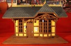Ward Kimball s Grizzly Flats Railroad Depot Ceramic Limited Edition Model-rare 