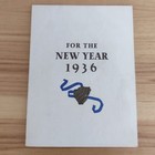 Vintage For The New Year 1936 George Kellogg Quote Baby Constipated Card