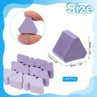 Pencil Erasers  24 Pcs Rubber Triangle Gradient Mini Cute Erasers  Purple