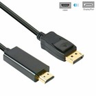 6ft Gold Plated Displayport Dp To Hdmi Pc Laptop Hdtv Audio Video Cable 1080p Us