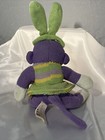 Sock Monkey Plush W  Dress   Rabbit Ears 12  Plush Dan Dee Collector s Choice