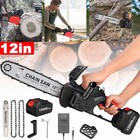 12  Cordless Chainsaw 21v Brushless Electric Handheld Chain Saw W battery charge