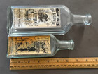 Pair Of Quack Medicine Pharmacy Druggist Apothecary Bottles