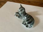 Vintage Germany No 7899 Tabby Cat Ceramic Figurine   Signed