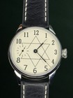 Watch David Star Mechanical Judaica Vintage Hebrew Israel Jewish Molniya Ussr