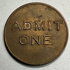 City Of Fremont Central Park Admit One Trade Token Copper California