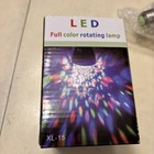 Led Full Color Changing Light Bulb  Auto Rotating Stage Lights Disco Bulb Lamp