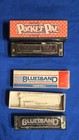 Hohner Pocket Pal   Bluesband Harmonica Lot Key Of C W  Case Chrome Black