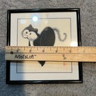 Vintage Chinese Hand Painted Cat With Artist s Cypher Signed