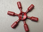 Coca-cola Collectible Fidget Spinner W  Case And Gold Brass Fidget Spinner
