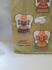 Bucilla Christmas Needlecraft Jeweled Ornament Kit 2114 Rare Sealed Set Of 4