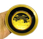 Australia Sydney 24k Gold Black Opera House Harbor Bridge Souvenir Ceramic Dish