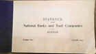1905 Statistics Of The National Banks   Trust Companies Of Boston