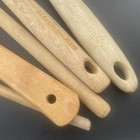 Set Of Five Assorted Wooden Cooking Kitchen Spoons