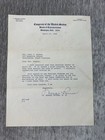 L  Mendel Rivers Signed Letter Congressman South Carolina House Representative C