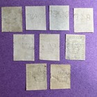 India Used Telegraph Stamps  Queen Victoria Era 