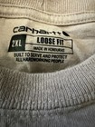 Carhartt T-shirts Lot Of 3 Pocket Tees K87 Workwear Loose Fit Crew Neck Men s 2x