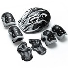 7p Kids Bike Helmet Set Adjustable Toddler Protective Gear Knee Elbow Wrist Pads