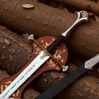 Lotr Sword Lot 5 Narsil Anduril  Glamdring  Eowyn Herugrim  Witch King Gift Him
