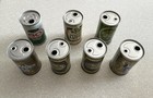7 Lot Canada Button Top Steel Beer Can Carlsberg Molson Labatt Carling O keefe