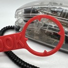 Conair Clear Transparent Touch Tone Phone Retro Hac Sw205 - Vintage -untested