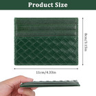 Credit Card Holder Wallet  Slim Minimalist Wallet Blocking Leather Front Pocket
