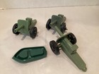 Vintage  Marx Timm Mee Field Cannons Raft Playset Accessories Toy Soldiers