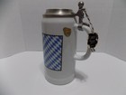 Vintage German Bavarian Lidded Beer Stein Germany