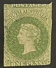Travelstamps  1858-59 South Australia Stamps Scott  10 Used Very Light Cancel