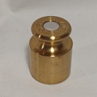 Ohaus 8 Oz Imperial Brass Balance Scale Calibration Weight Vintage