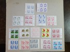 Lot Of 36 U s  Definitive Plate blocks 1980-98  Great Americans Mnh  No Dup s