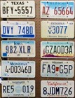 Large Bulk Lot Of 20 Old Colorful License Plates - Other Listings Lower Shipping