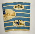 Vintage Disneyland 1960s Dixie Cup Waxed Paper Drinking Cup Flattened