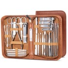 8 32pcs Manicure Set Complete Nail Care Kit With Clippers   Pedicure Tools