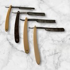 Lot Of 4 Antique Straight Razors In Folding Case Different Manufacturers