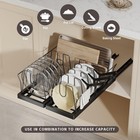 2 Pack Pots And Pans Organizer Under Cabinet  22  Deep Expandable Pull Out