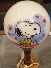 Peanuts Snoopy   Woodstock Globe Table Lamp