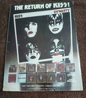 Kiss Rare 1979  Official Poster Book Ace Peter Gene Paul  Dynasty Era