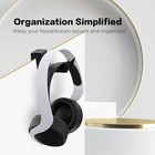 Nexigo Ps5 Headphone Holder   minimalist Design  Mini Hanger Black 